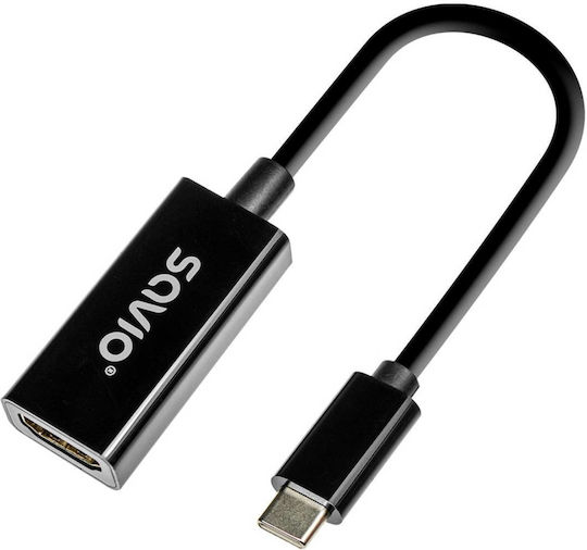 Savio Μετατροπέας USB-C male σε HDMI female 1τμχ