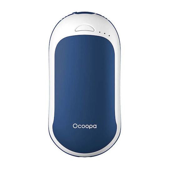 Ocoopa Hotpal Pd 5000 Mah Hand Warmer Powerbank Function Usb-c White-blue H3054pd-bu_wh