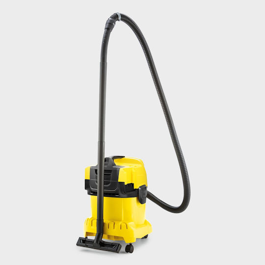Karcher WD 4-18 Dual V-20/22 Rechargeable Vacuum Wet / Dry Without Charger and Battery with Plastic Bin 20lt