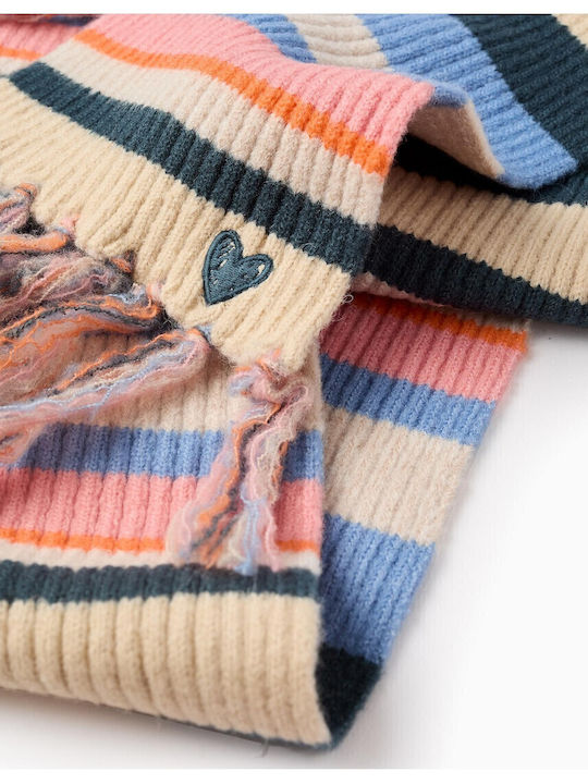 Kids Knitted Scarf Multicolour
