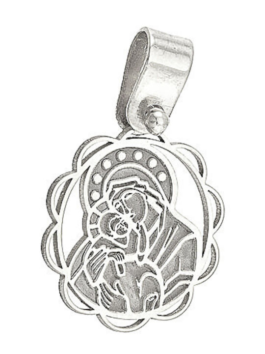 Dio Jewellery Lab Μενταγιόν με την Παναγία Ασήμι
