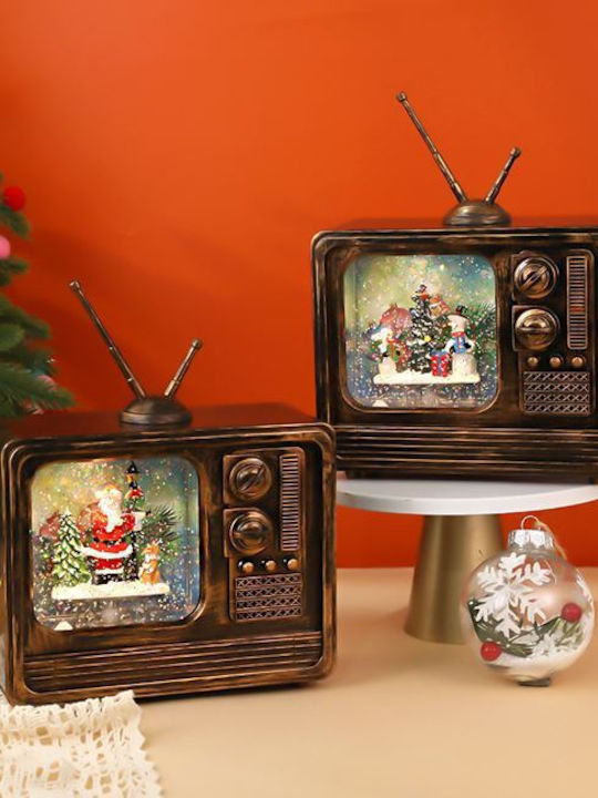 Коледна Изпълнена със светлина украса TV 16x9x20см 1бр