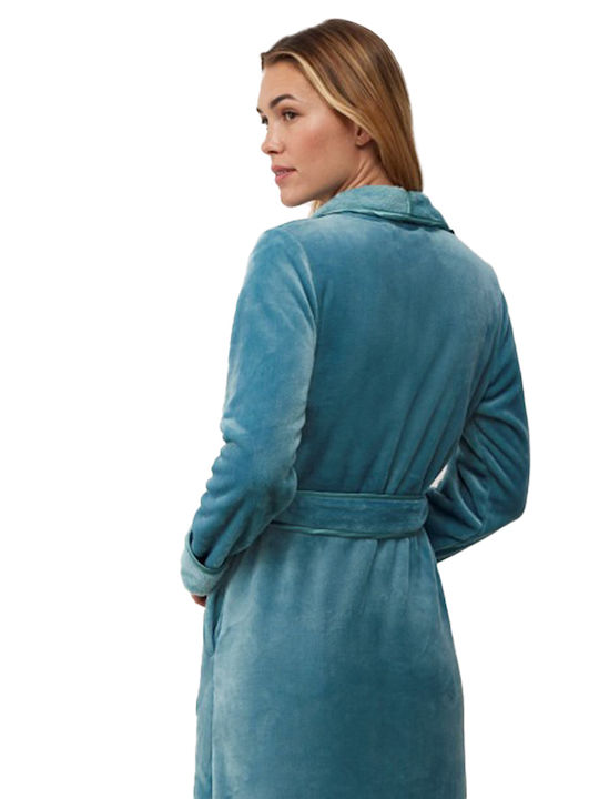 Promise Winter Women's Robe Light Blue