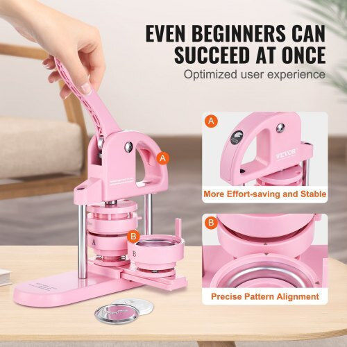Vevor Knopfmaschine 3-in-1 Pink Slkxzj253258raqrev0
