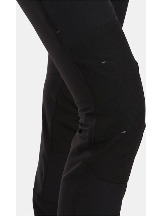 Dama Tesatura Pantaloni cu Croială Normală Black