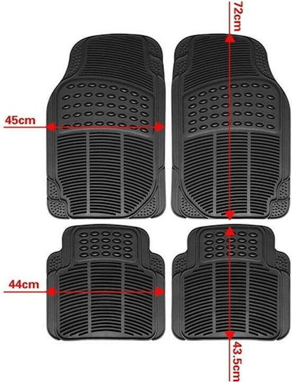 Wasserdichte Auto-Fußmatten – 4-teiliges Set