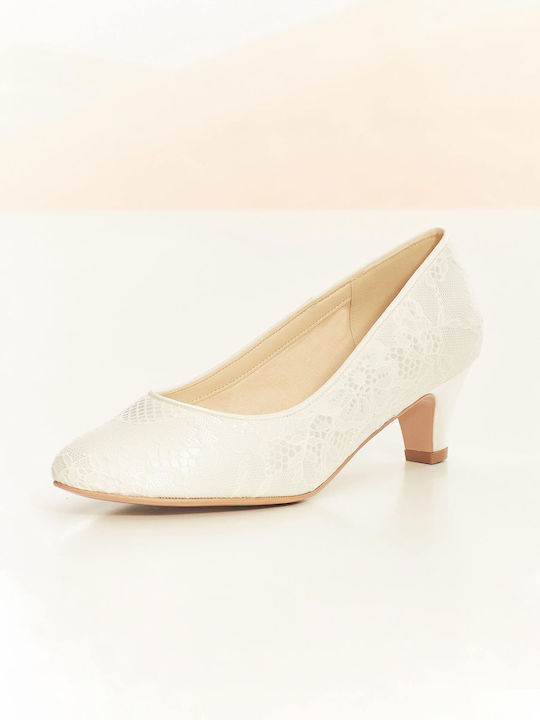 Bridal Ivory Lace Pump 5.5 Cm Lara