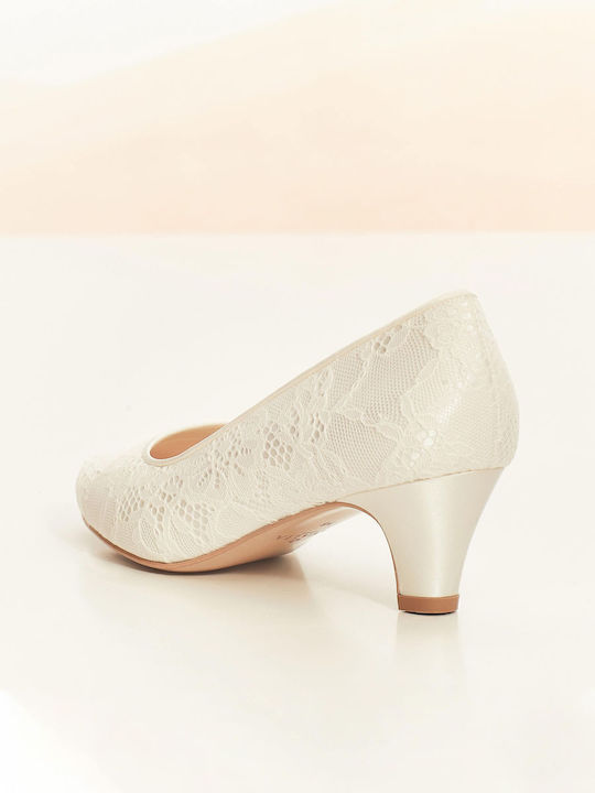 Bridal Ivory Lace Pump 5.5 Cm Lara