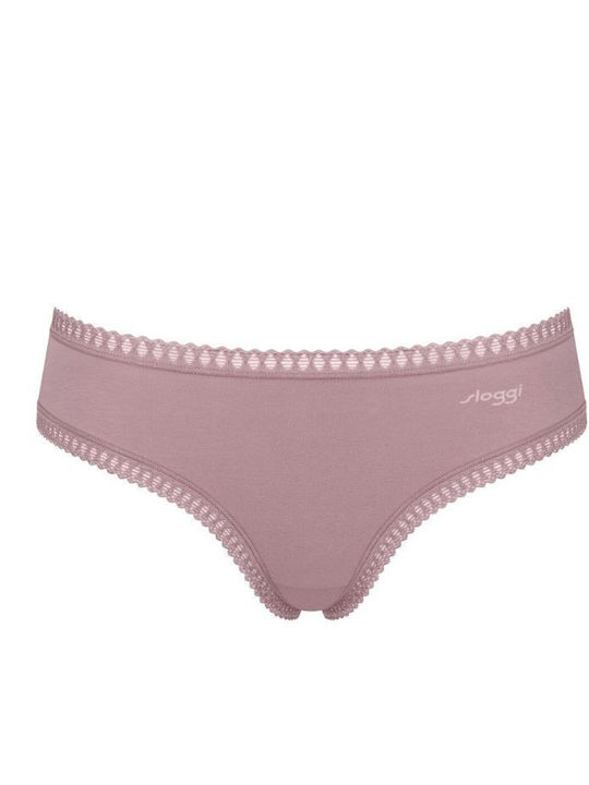 Woman Go Βαμβακερά Women's Slip 3Pack with Lace Multicolour