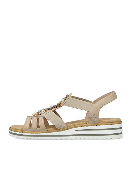 Γυναικεία Σανδάλια Beige/Cream