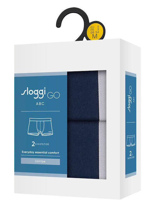 Go Abc Men's Boxers Dark Blue 2Pack