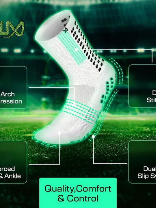 Lux Sports Ποδοσφαιρικές Κάλτσες Μαύρες