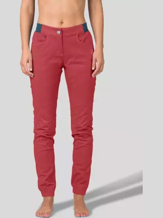 Rafiki Women's Hiking Long Trousers Red