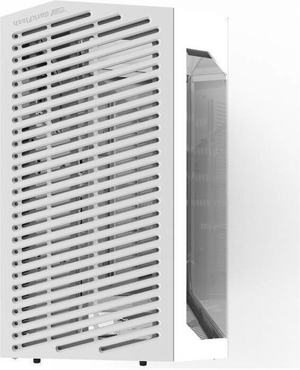 Darkflash DY470 Gaming Midi Tower Κουτί Υπολογιστή με Πλαϊνό Παράθυρο Λευκό