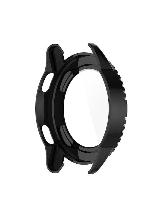Techsuit Defense360 Pro Πλαστική Θήκη με Τζαμάκι σε Μαύρο χρώμα για Xiaomi Watch S3 Techsuit Defense360 Pro Πλαστική Θήκη με Τζαμάκι σε Μαύρο χρώμα για Xiaomi Watch S3