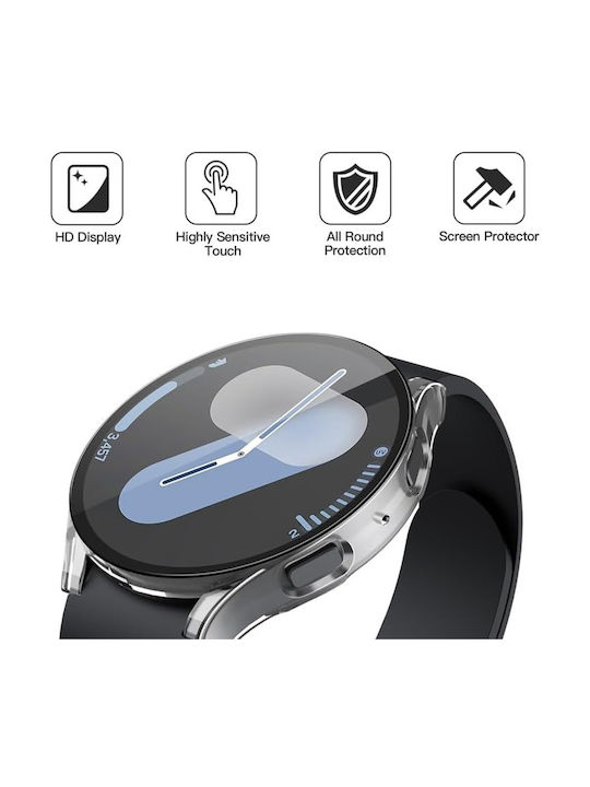 Techsuit Defense360 Pro Πλαστική Θήκη με Τζαμάκι σε Διάφανο χρώμα για Samsung Galaxy Watch7 (44mm) Techsuit Defense360 Pro Πλαστική Θήκη με Τζαμάκι σε Διάφανο χρώμα για Samsung Galaxy Watch7 (44mm)