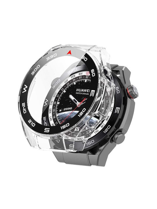 Techsuit Defense360 Pro Πλαστική Θήκη με Τζαμάκι σε Διάφανο χρώμα για Huawei Watch Ultimate