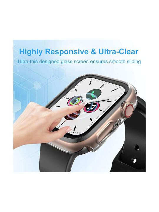 Techsuit Defense360 Pro Plastikhülle mit Glas in Transparent Farbe für Huawei Watch Fit 3