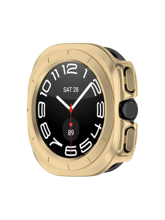 Πλαστική Θήκη σε Χρυσό χρώμα για Samsung Galaxy Watch Ultra 47mm Πλαστική Θήκη σε Χρυσό χρώμα για Samsung Galaxy Watch Ultra 47mm