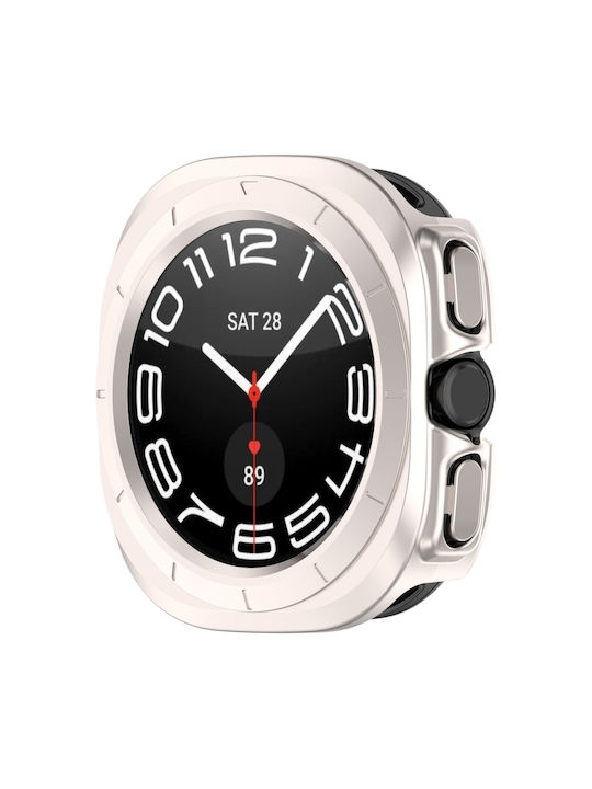 Пластмасов Калъф в Сребрист цвят за Samsung Galaxy Watch Ultra 47mm