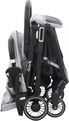 Bebe Stars City Baby Stroller Suitable for Newborn Ice Grey 6.3kg