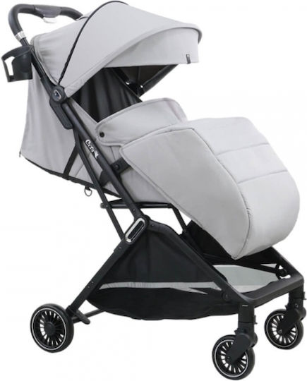 Bebe Stars City Baby Stroller Suitable for Newborn Ice Grey 6.3kg