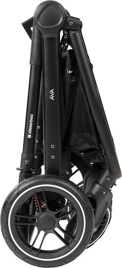 Kikka Boo Ava Verstellbar 3 in 1 Baby Kinderwagen Geeignet für Neugeborene Gray 10.2kg