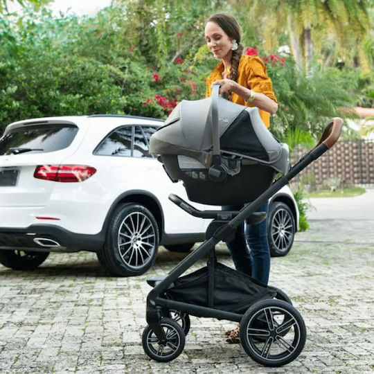 Nuna Mixx Next Reglabil 2 în 1 Cărucior pentru copii Potrivit pentru Nou-născut Caviar 13.6kg