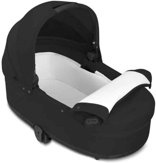 Cybex Balios S Lux Ρυθμιζόμενο Καρότσι 3 σε 1 Kατάλληλο για Nεογέννητο Moon Black 11.7kg