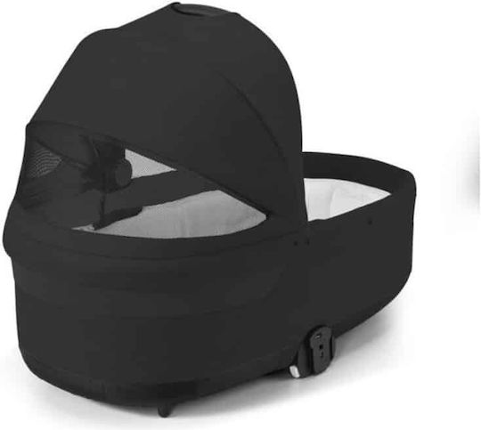 Cybex Balios S Lux Ρυθμιζόμενο Καρότσι 3 σε 1 Kατάλληλο για Nεογέννητο Moon Black 11.7kg