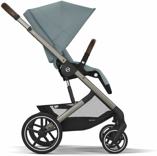 Cybex Balios S LUX Adjustable Baby Stroller Suitable for Newborn Stormy Blue 11.7kg