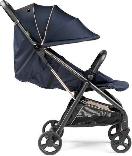 Peg Perego Selfie Plus Baby Stroller Suitable for Newborn Blue Shine