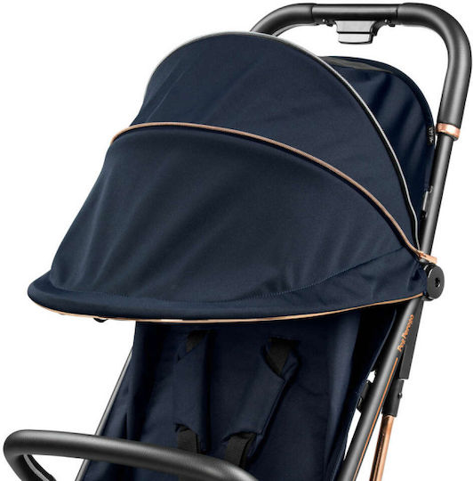 Peg Perego Selfie Plus Baby Stroller Suitable for Newborn Blue Shine