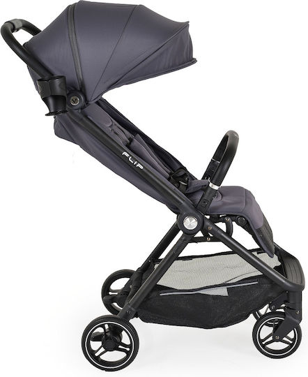 Cangaroo Flip Baby Stroller Obsidian Grey