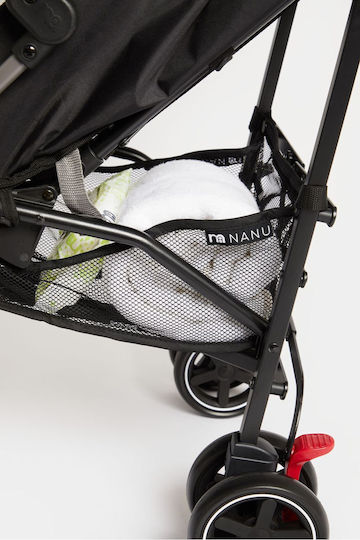 Mothercare Nanu Καρότσι Μπαστούνι Kατάλληλο για Nεογέννητο Black Stripe