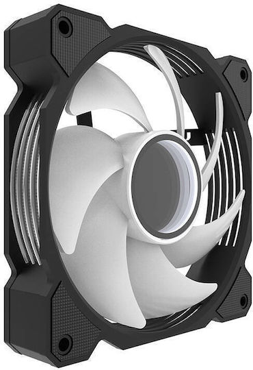 Darkflash DR08 Gehäuselüfter 120mm (1600rpm / 59,1cfm) mit RGB-Beleuchtung und Verbindung 4-Pin PWM
