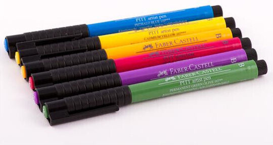 Faber-Castell Pitt Artist Design Markers Multicolour 6pcs 105776