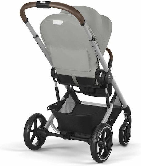 Cybex Balios S LUX Ρυθμιζόμενο Καρότσι Μωρού Kατάλληλο για Nεογέννητο Stone Grey 11.7kg