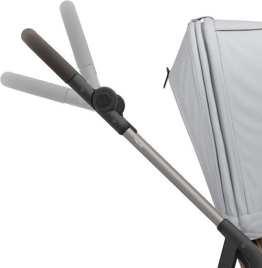 Cybex Gold Melio Ρυθμιζόμενο Καρότσι Μωρού Kατάλληλο για Nεογέννητο Fog Grey 6.1kg