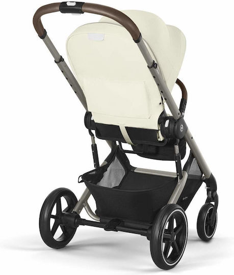 Cybex Balios S Lux Ρυθμιζόμενο Καρότσι Μωρού Kατάλληλο για Nεογέννητο Seashell Beige 11.7kg