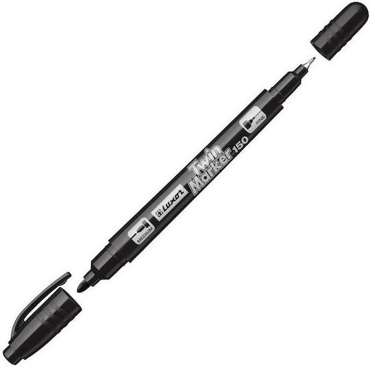 Luxor Twin Design Marker 1mm Black