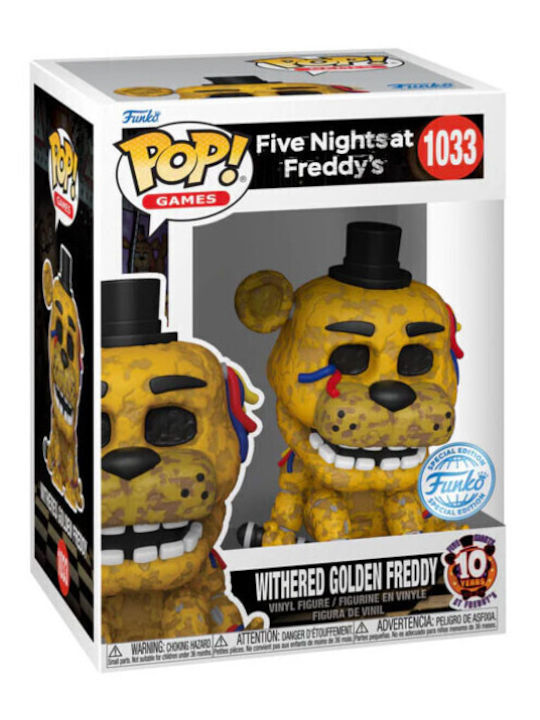 Funko Pop! Jocuri: Five Nights at Freddy's - Withered Golden
