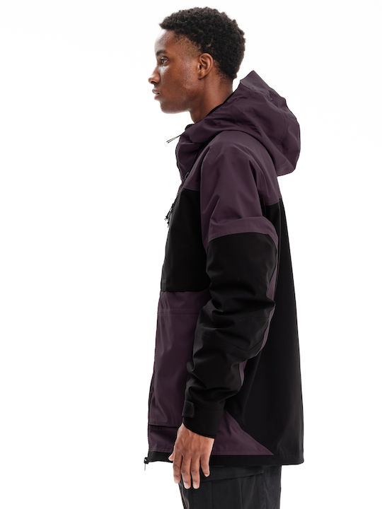 Winter Jacket Waterproof PURPLE/BLACK