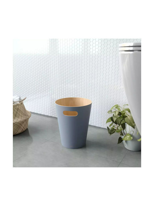Umbra Ξύλινο Καλάθι Αχρήστων 7.5lt Μπλε 23x23x28cm