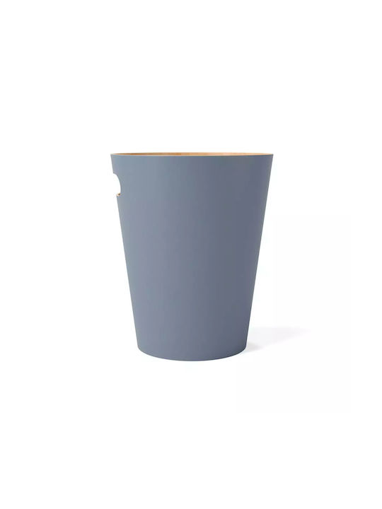 Umbra Ξύλινο Καλάθι Αχρήστων 7.5lt Μπλε 23x23x28cm