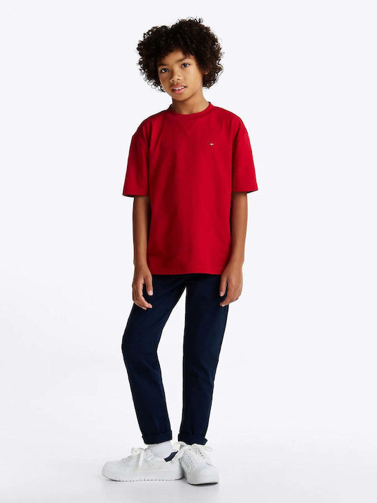 Kinder-T-Shirt rot ESSENTIAL