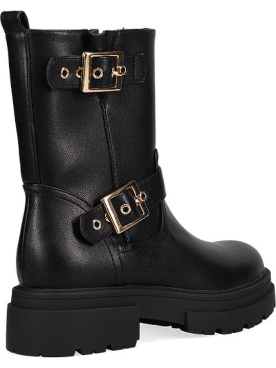 Stiefeletten Damen Schwarz