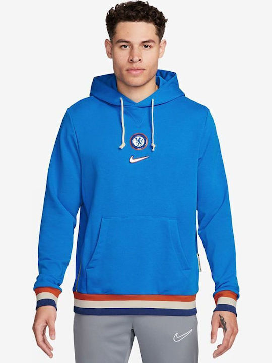 Chelsea FC Standard Issue Sweatshirt mit Kapuze Blau