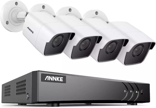8ch Dvr Cctv Security System 5mp Ultra Hd Resolution Infrared Night Vision 5mp Cmos Camera None