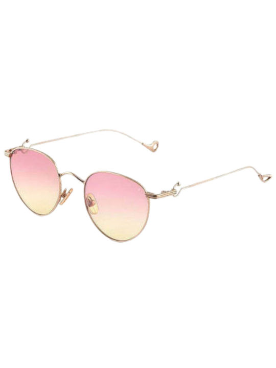 Eyepetizer Lune C Sunglasses Χρυσά with Metal Frame & Pink Lens Eyepetizer Lune C Sunglasses Χρυσά with Metal Frame & Pink Lens